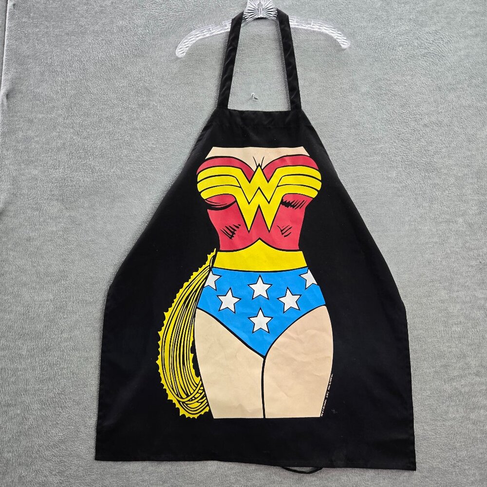 Wonder Woman Apron One‎ Size Black DC Comics